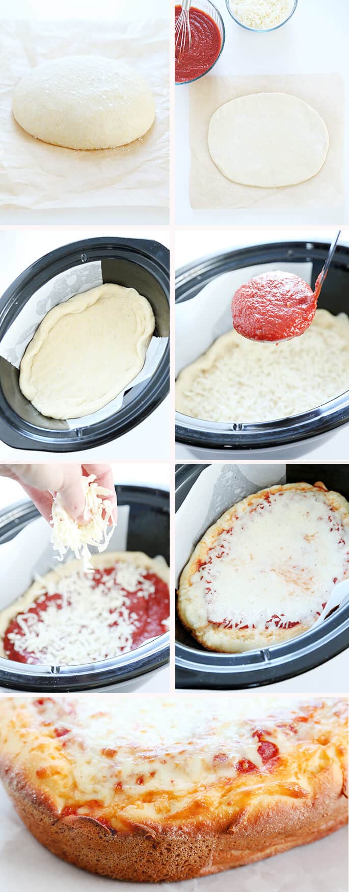 This recipe for deep dish gluten free pizza is made in the slow cooker. You'll be amazed by how crusty it is!