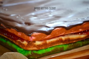 Gluten Free Tricolor Rainbow Cookies