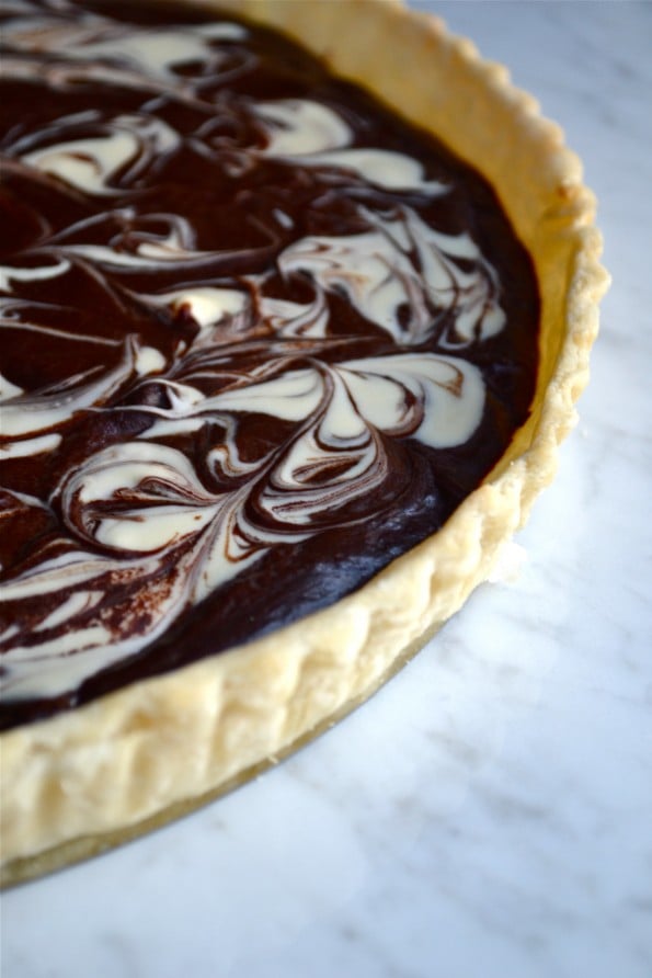 Dark Chocolate Truffle Tart