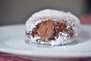 Thumbnail image for Chocolate Cream-Filled Yeast-Raised Doughnuts