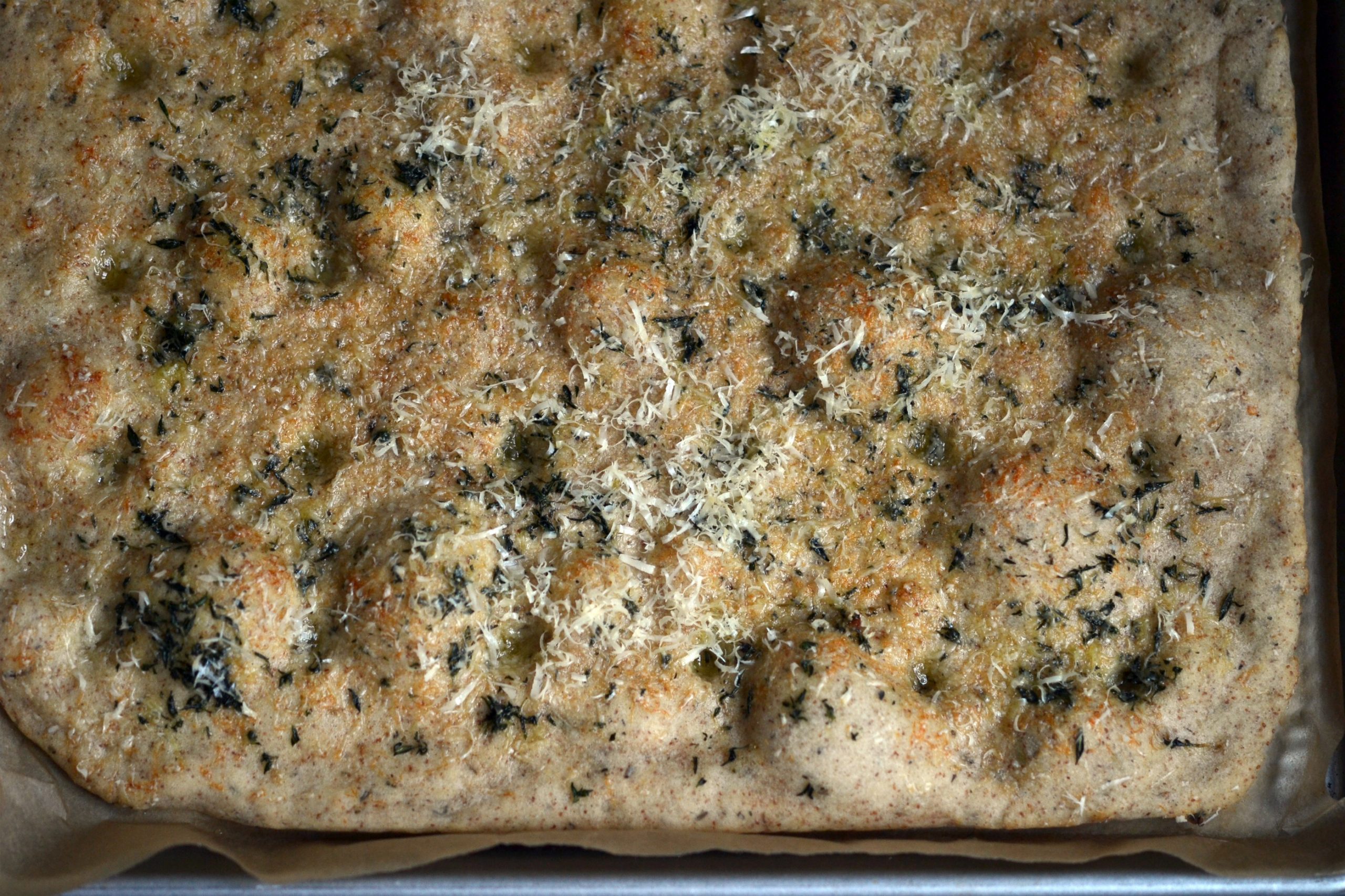 Whole Grain Parmesan & Herb Focaccia