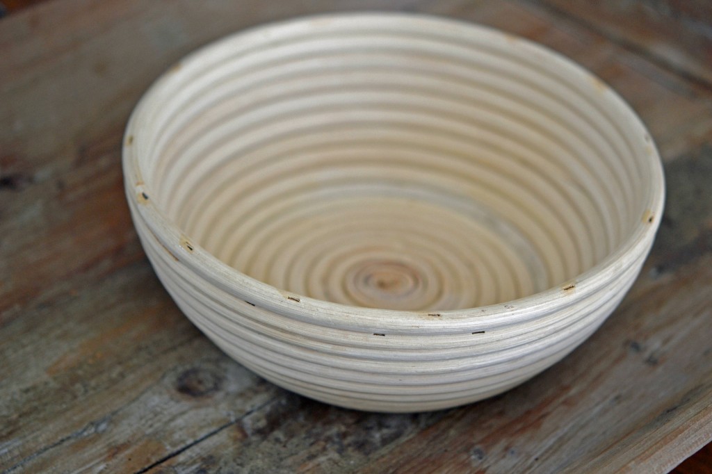 Artisan Gluten Free Bread in a proofing basket or banetton Artisan Gluten Free Bread in a proofing basket or banetton