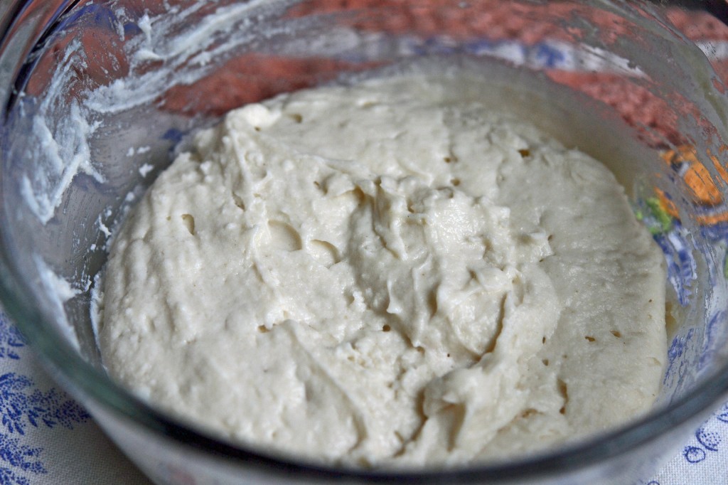 Artisan Gluten Free Bread in a proofing basket or banetton Artisan Gluten Free Bread in a proofing basket or banetton