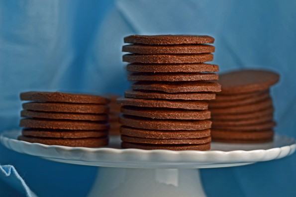 Thin & Crispy Chocolate Wafer Cookies