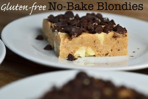 No-Bake Gluten-Free Blondies