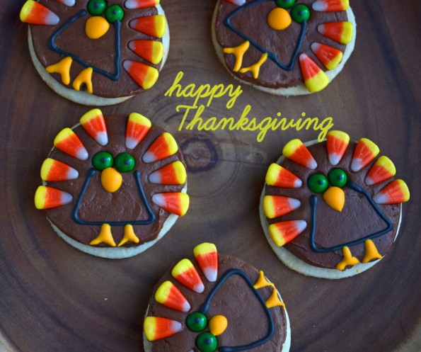Turkey Cookies for Thanksgiving: a step-by-step how-to