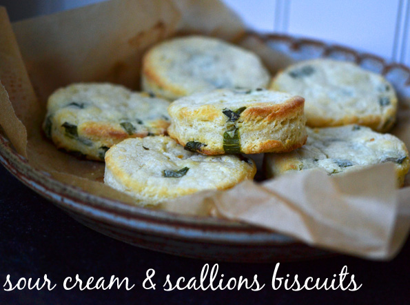 Sour Cream & Scallion Biscuits