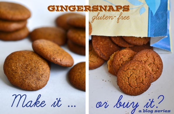 Gingersnap Cookies: Make It or Buy It? (series)
