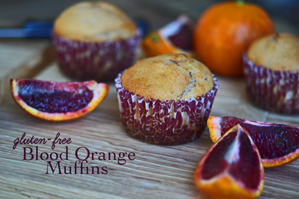 Gluten Free Blood Orange Muffins