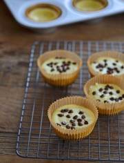 Mini Gluten-Free Thin Mint Cheesecakes