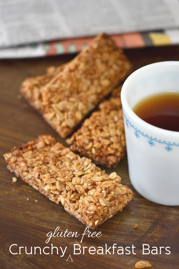Gluten Free Breakfast: Crunchy Granola Bars