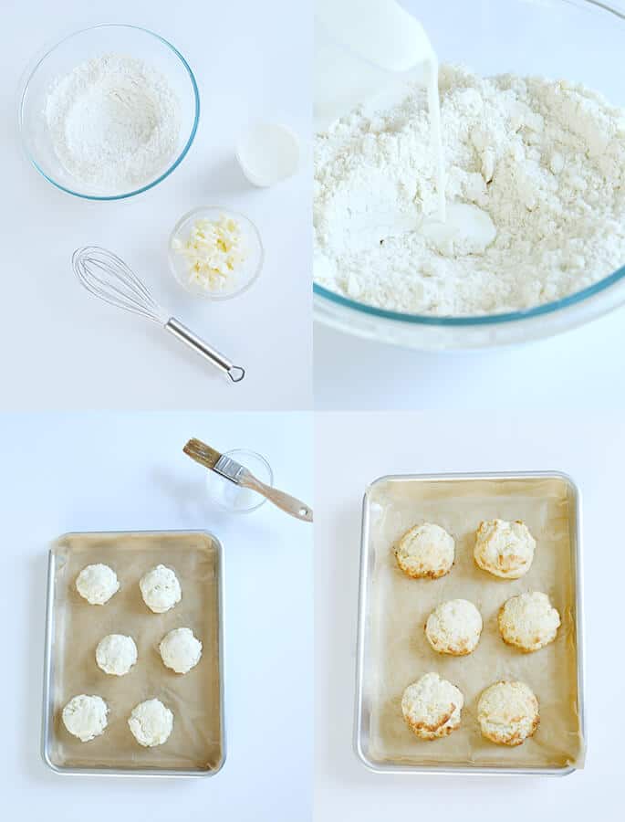 Easy 20-Minute Gluten Free Drop Biscuits, Step by Step