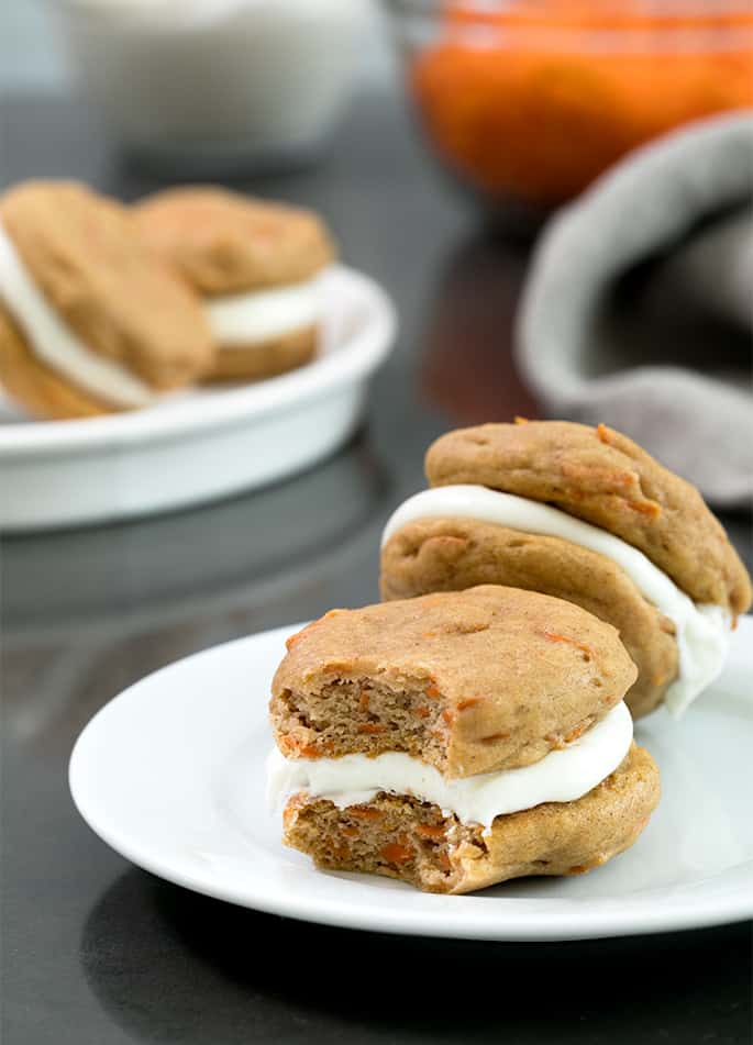 Gluten Free Carrot Cake Whoopie Pies