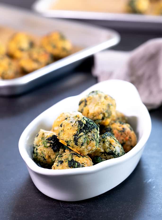 Gluten Free Spinach And Cheese Appetizers