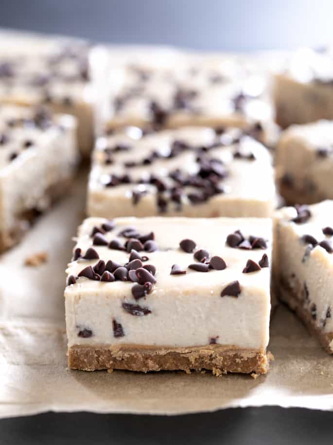 No Bake Chocolate Chip Cookie Dough Bars No Bake Chocolate Chip Cookie Dough Bars