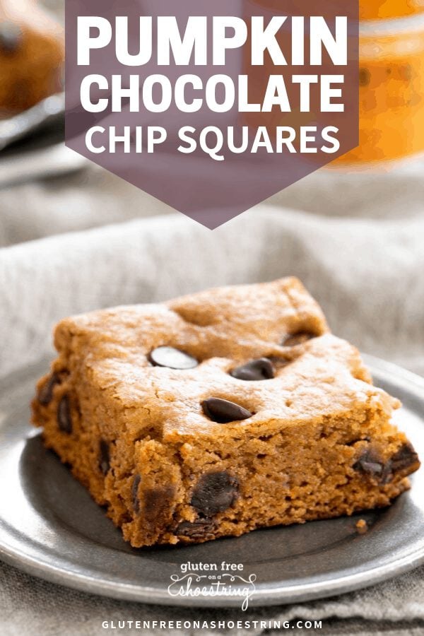 Gluten Free Pumpkin Chocolate Chip Squares The Best Of The Season