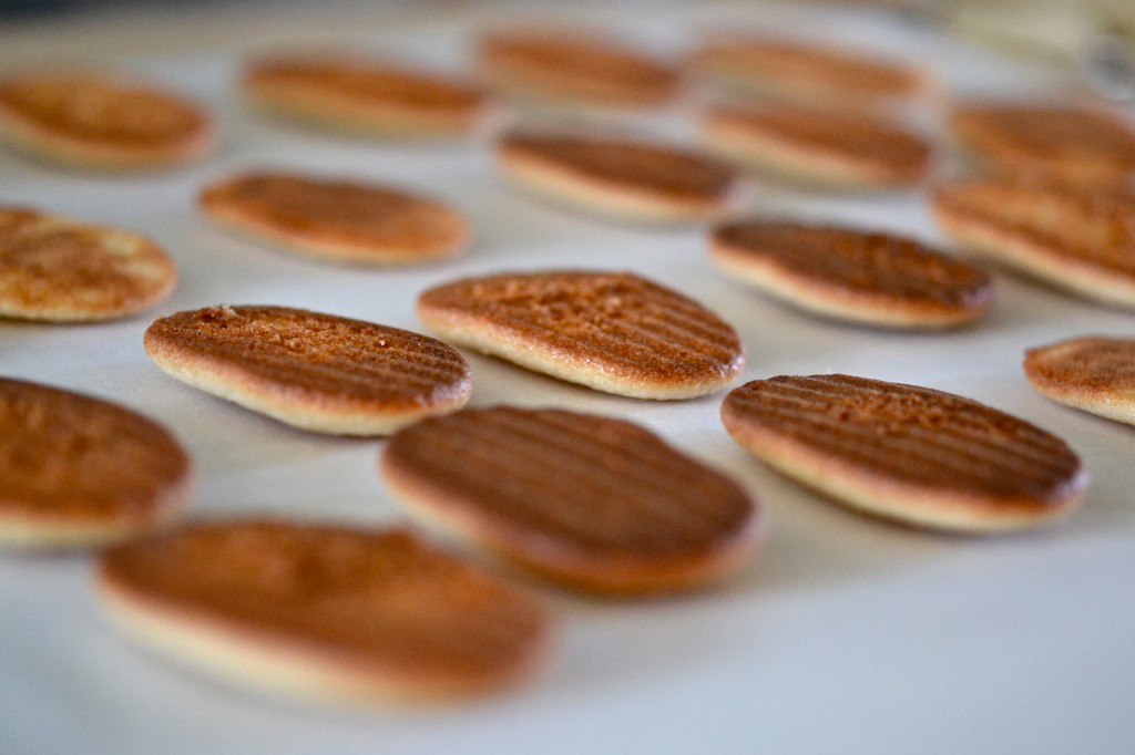 rows of Milano Style Copycat Cookies