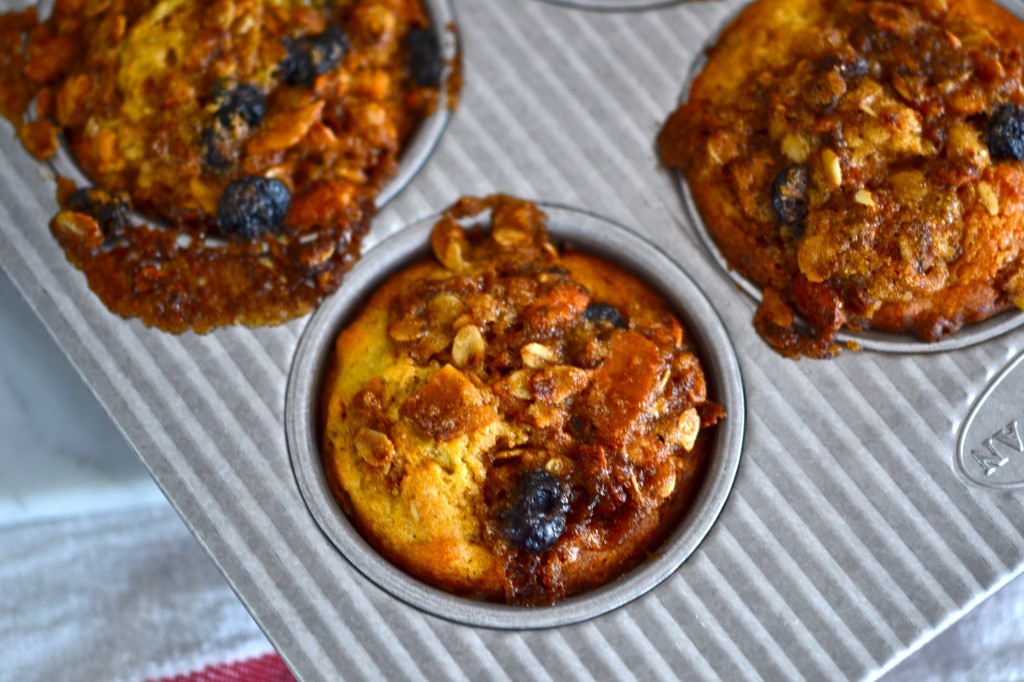 Muffins in muffin tray