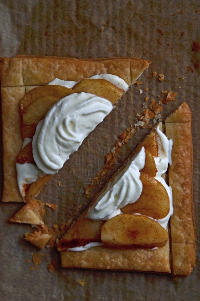 Overhead view of gluten free puff pasty