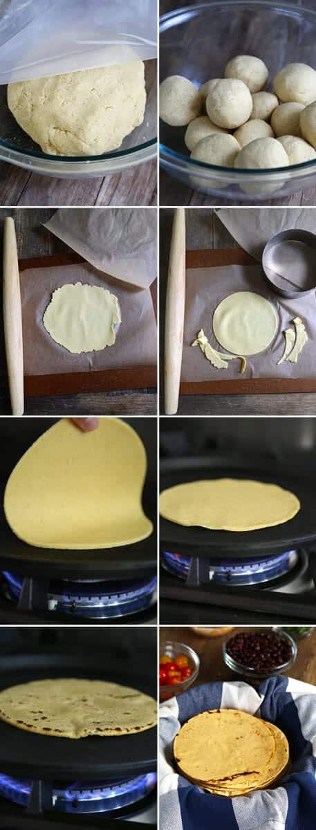 Fresh Gluten Free Corn Tortillas, Step by Step