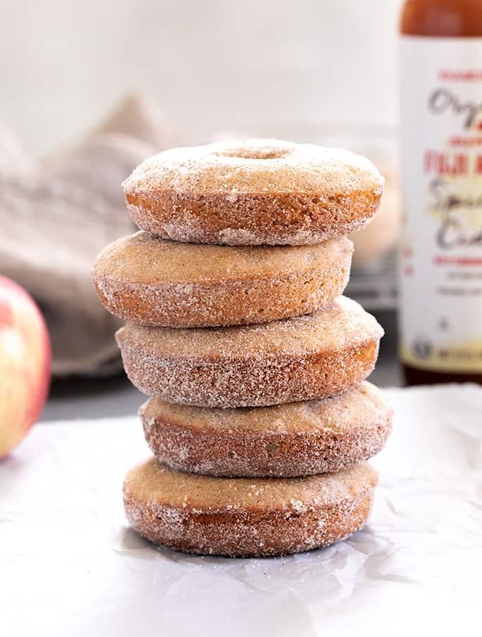 This easy gluten free apple cider donuts recipe is the cure for what ails you when you go to the apple orchard—but can't buy their sweet-smelling baked goods!