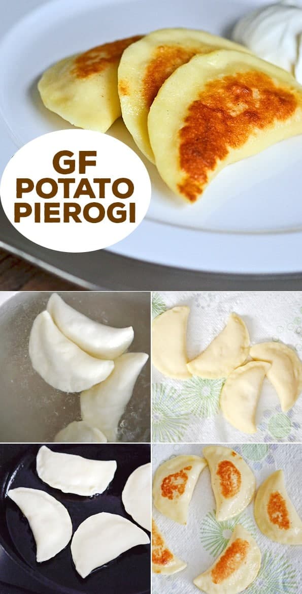 This recipe for gluten free pierogi dough is made with sour cream and filled with mashed potatoes. Totally authentic!