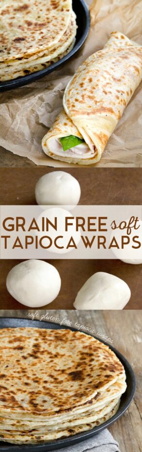 Soft Tapioca Wraps | your new favorite grain free flatbread