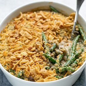 Easy Gluten Free Green Bean Casserole | No Canned Soup!