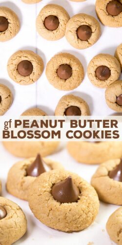 Unbeatable Gluten Free Peanut Butter Blossom Cookies