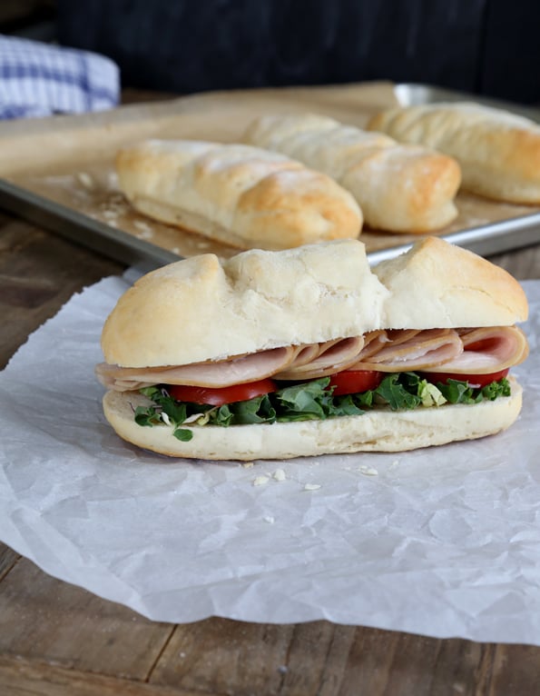 Subway-Style Gluten Free Sandwich Rolls