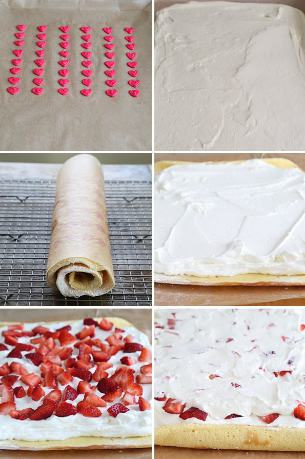 Gluten Free Strawberry Cake Roll Step by Step How-To