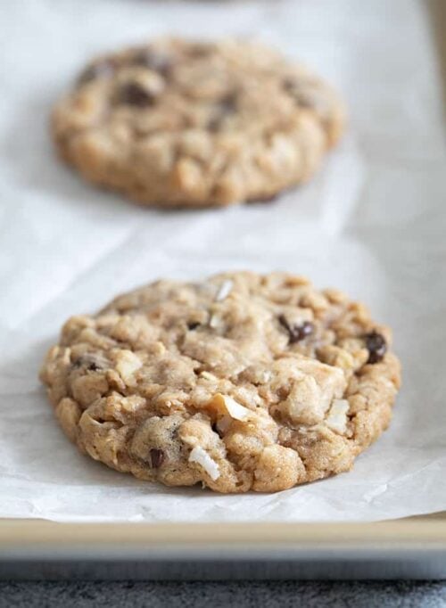 Gluten Free Cowboy Cookies | Extra Hearty Chocolate Chip Cookies