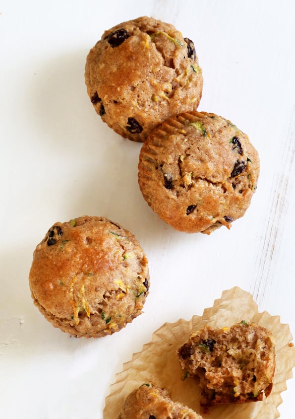 Healthy Gluten Free Zucchini Muffins