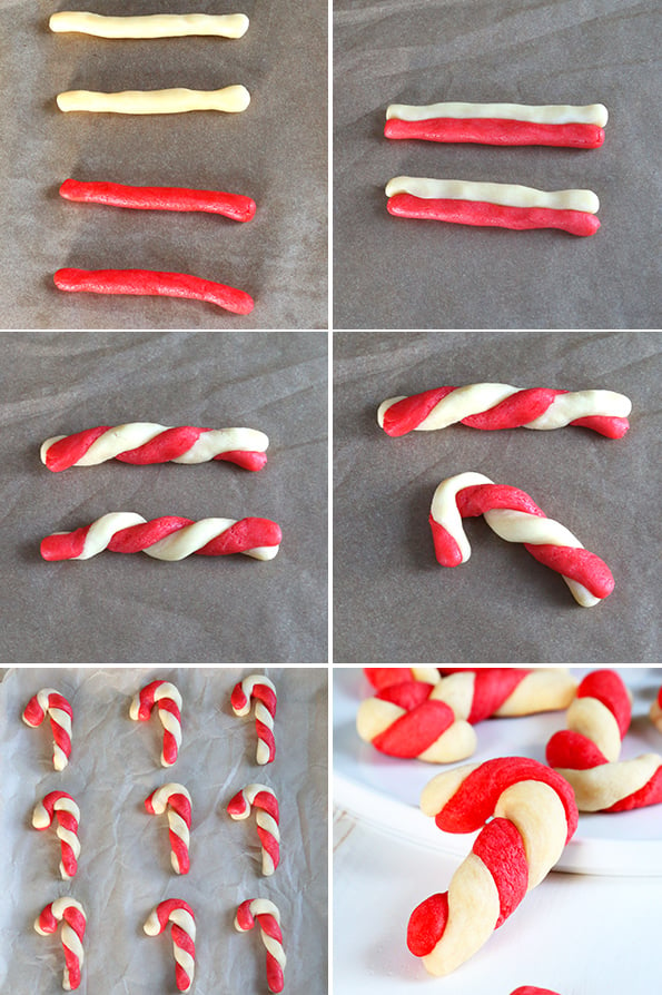 Gluten Free Candy Cane Sugar Cookies—Step by Step