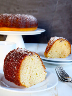 Gluten Free Rum Cake | A Caribbean Rum Cake with Glaze