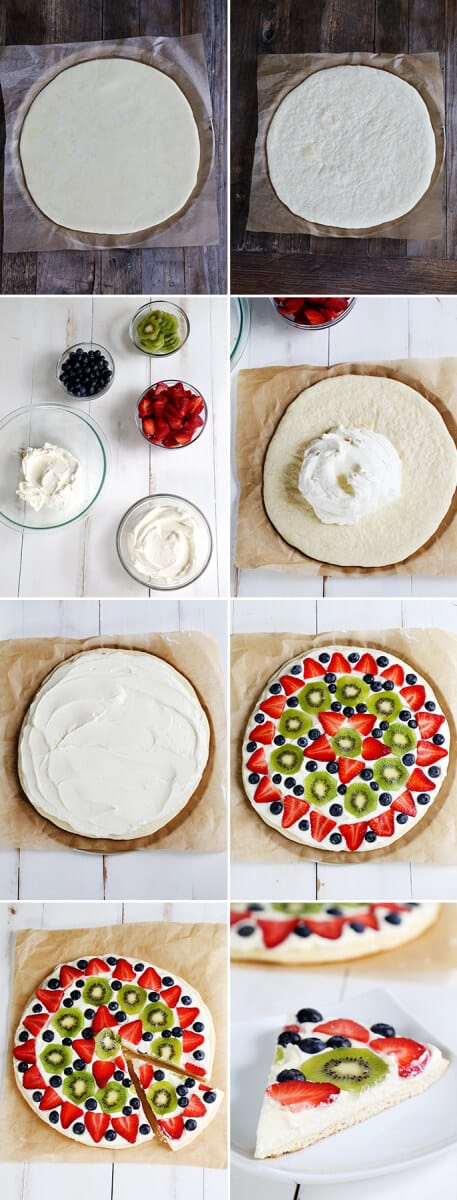 Gluten Free Fruit Pizza, Step by Step