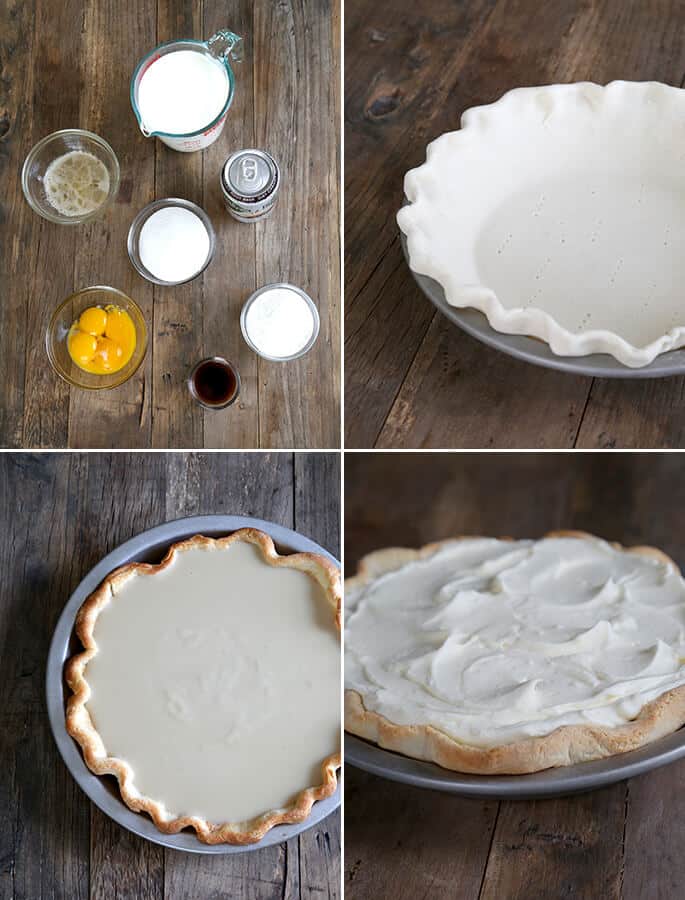 Gluten Free Root Beer Float Pie, step by step