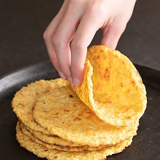 Grain free cauliflower tortillas