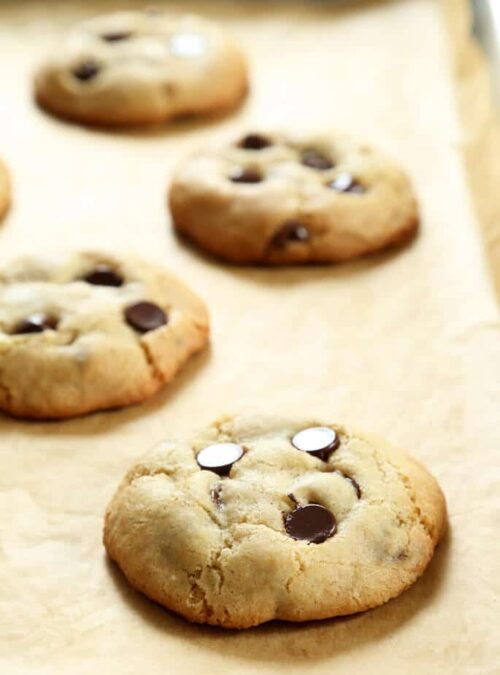 Gluten Free Chocolate Chip Cookie Recipe (Thick &amp; Chewy)