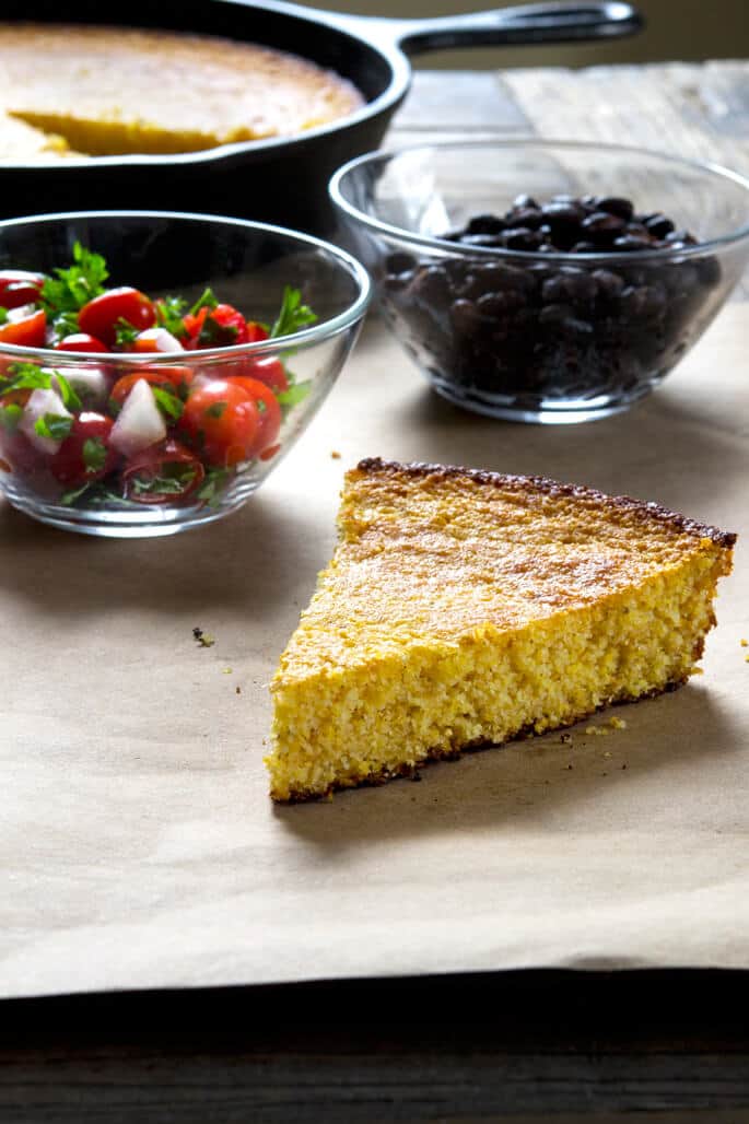 If you’re looking for the perfect side to almost any meal, this naturally gluten free cornbread is just the thing. The only grain is cornmeal—no rice flour blend—and this forgiving recipe can be made with sour cream or even milk (nondairy is fine!) instead of yogurt.