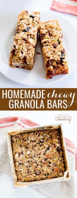 Chewy Gluten Free Granola Bars