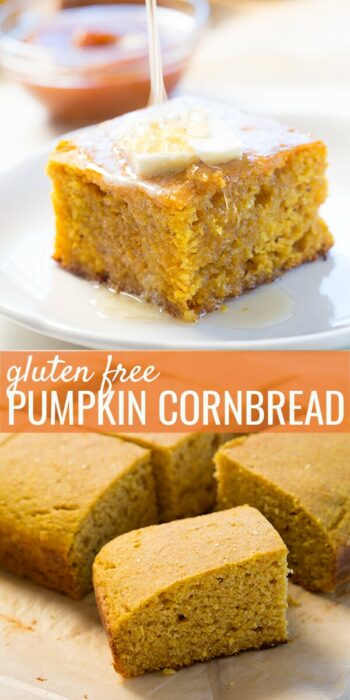 Gluten Free Pumpkin Cornbread | Tender and Flavorful with Pumpkin Butter