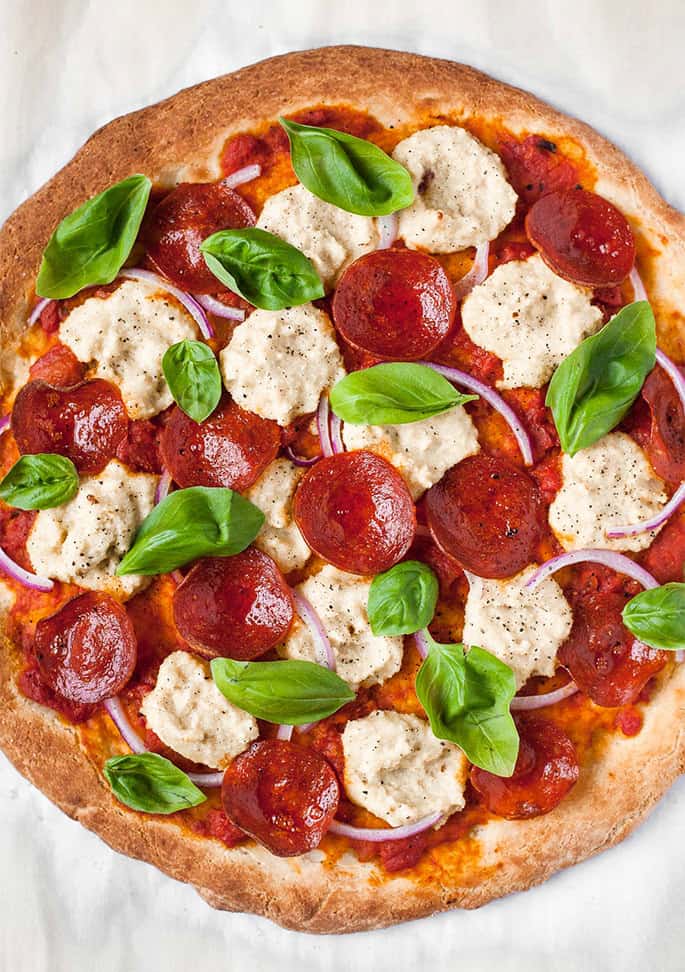 This paleo pizza crust tastes just like the real thing, but is made without gluten, grains, or dairy. It’s the perfect primal canvas for all your favorite toppings!