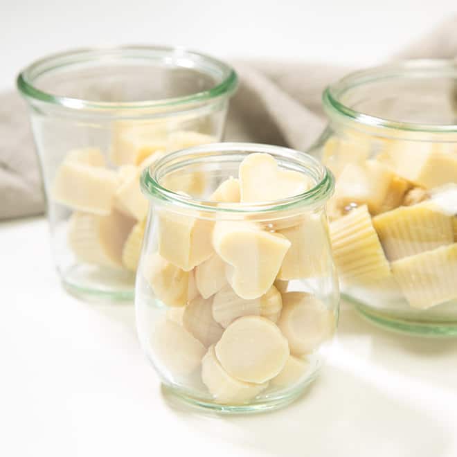 Learn to make homemade vegan white chocolate with this easy recipe. Just 6 simple ingredients!