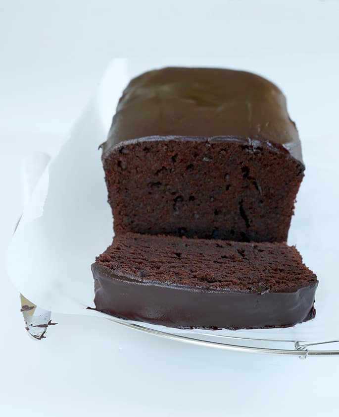 Moist and dense with a deep, rich chocolate flavor, this gluten free chocolate pound cake is a chocolate-lover's dream.