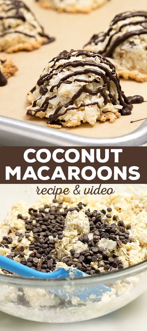 Crispy outside, soft and chewy inside, these coconut macaroons are only as sweet as you want them to be. Whether you think you love coconut or not, you'll love these cookies!