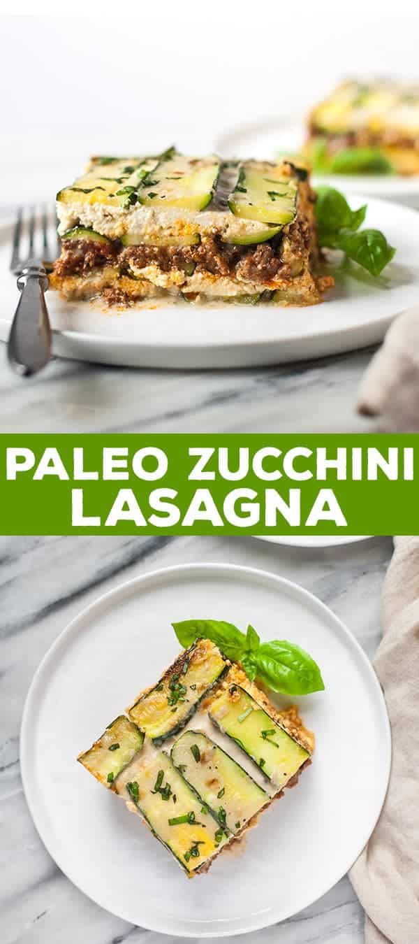 Craving Italian comfort food but avoiding grains and cheese? This Paleo zucchini lasagna is for you.