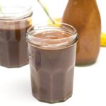 A healthy Paleo smoothie made with just 4 ingredients, including almond or coconut milk, dates, bananas, and cocoa powder. Like chunky monkey, but without any added sugar!