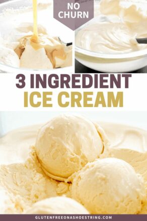 Gluten Free Vanilla Ice Cream | No Churn