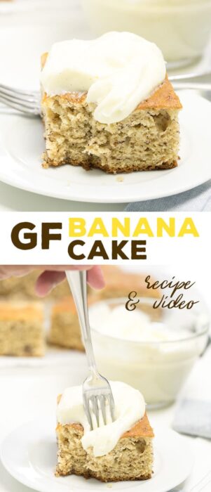 Gluten Free Banana Cake - With A Low Sugar Option!